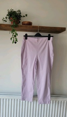 Bonmarche Pedal Pushers Womes Size 10 Lilac New With Tags Stretchy Capris BNWT