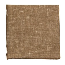 New Fiori Di Lusso Brown Melange Pocket Square - x 12" - FL719178