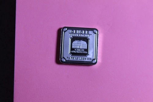 🚚🔥Geiger Edelmetalle📈5 Gram Silver Bar .999 Fine Silver Schloss Güldengossa