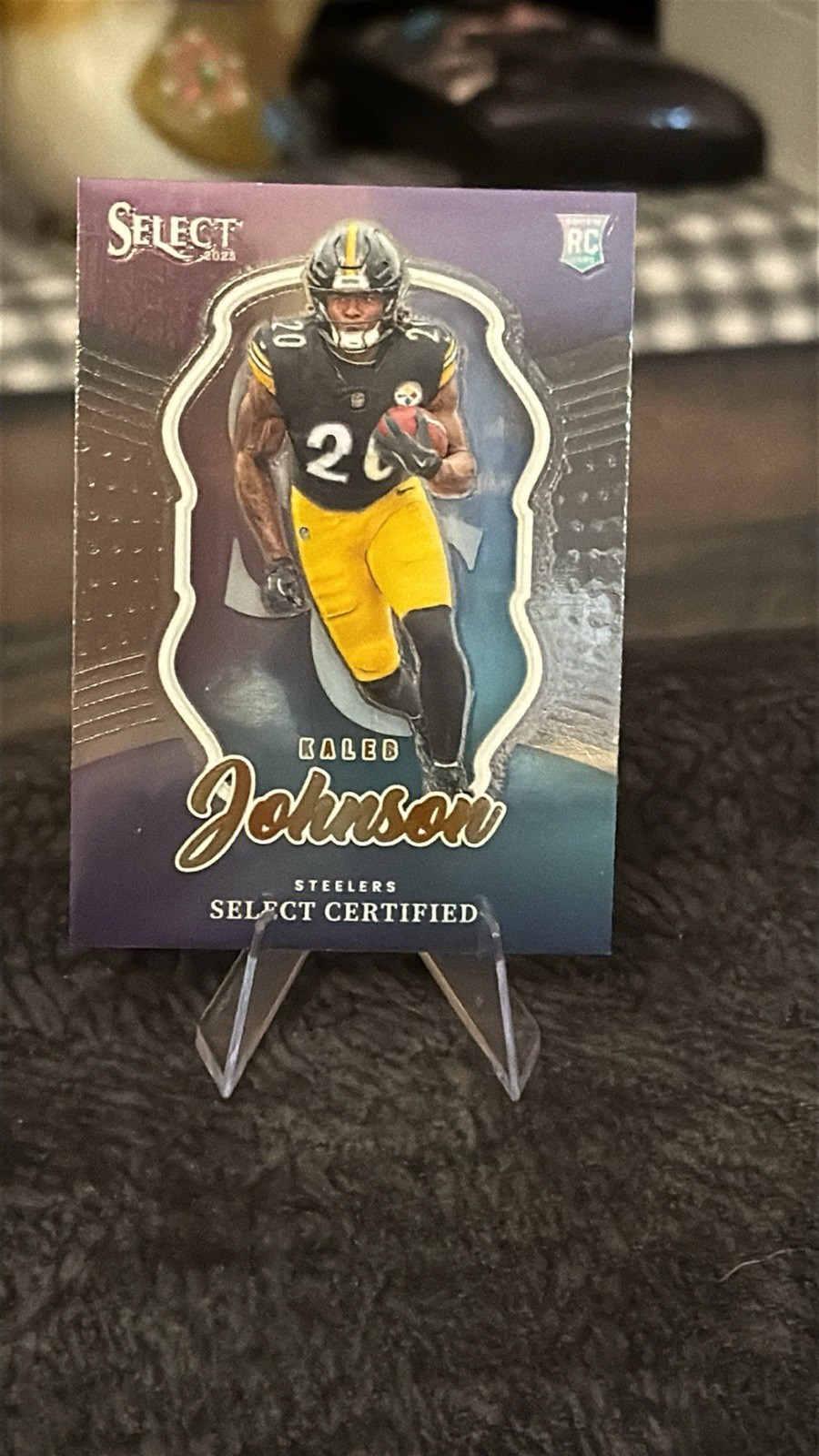 2025 Panini Select - Select Certified Rookies Kaleb Johnson #22 (RC)
