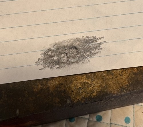 Antiker Türstopper Gusseisen 1920’s-30’s Albany Foundry Co. 7,5’ Blue Heron #83 - Bild 21 von 23