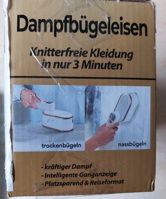 NEU! Praktisches Aqua Laser Reise-Dampfbügeleisen