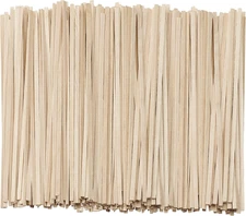 [1000 Count] 5.5 Inch Wooden Coffee Stirrers - Wood Stir Sticks, Biodegradable, 