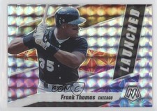 2021 Panini Mosaic Launched Mosaic Prizm Frank Thomas #L6 HOF 1d4