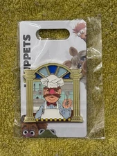 Disney Pins Blog DPB 2025 Muppets Swedish Chef Stained Glass LE 300 Pin