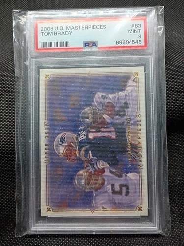 2008 Upper Deck Masterpieces Tom Brady #83 PSA 9