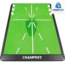 Heavy-Duty Golf Hitting Mat - Swing Path Feedback Golf Practice Mat - Ideal f...