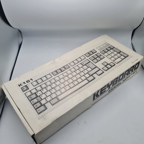 Unitek K-161 Vintage PC Computer Mechanical Keyboard w Original Box Untested - Afbeelding 2 van 17