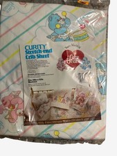 Care Bears Curity Stretch-End Crib Sheet 28" x 52" 100 Cotton