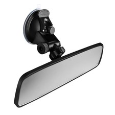 Rear View Mirror, Adjustable Interior Rearview Mirror with Suction Cup, Anti