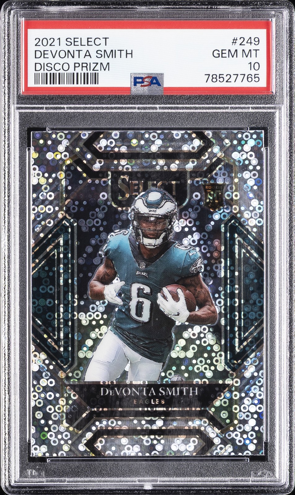 DeVonta Smith Panini Select #249 Disco