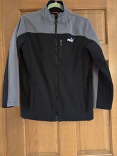 Puma Boys Jacket, Size Large, Black, Excellent Condition