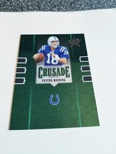 PEYTON MANNING 2005 LEAF ROOKIES & STARS CRUSADE GREEN #651/750 COLTS #C-19