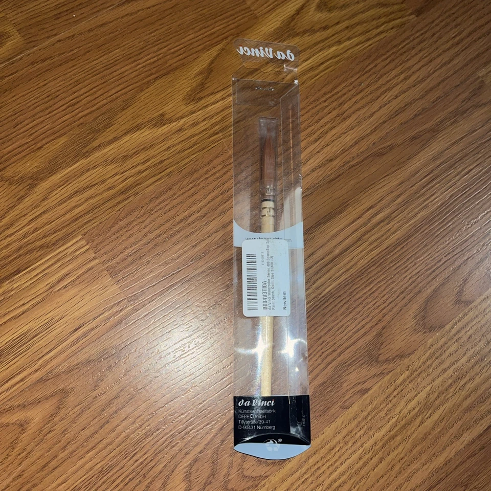 Da Vinci Watercolor Series 488 Spin-Synthetics No 3 Paint Brush Quill NEW - Image 2 of 2