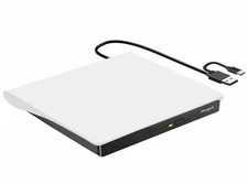 External DVD Drive, Portable Type-C USB 3.0 DVD CD Drive Player DVD/CD +/-RW ...