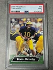 New ListingPress Pass 2000 Tom Brady Rookie #37 PSA 9 Michigan Wolverines NCAA Card