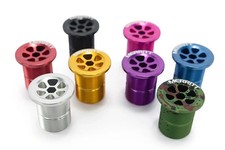 MERRITT BMX FORK TOP CAP BOLT - M24 X 1.5 PITCH - BRAKE CABLE PASS THROUGH