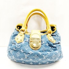 Louis Vuitton LV Tote Bag M95020 Plissettato Blu Monogram Denim 1948121
