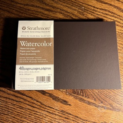 Strathmore 467-5 Softcover Watercolor Art Journal 48 Page 8.5 x 5.5  New
