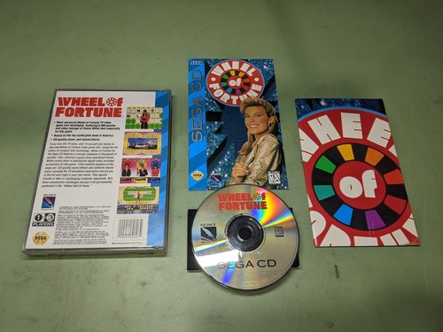 Wheel of Fortune Sega CD Complete in Box - Picture 2 of 6