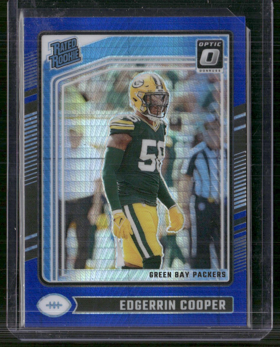2024 Donruss Optic #231 Edgerrin Cooper Blue Hyper