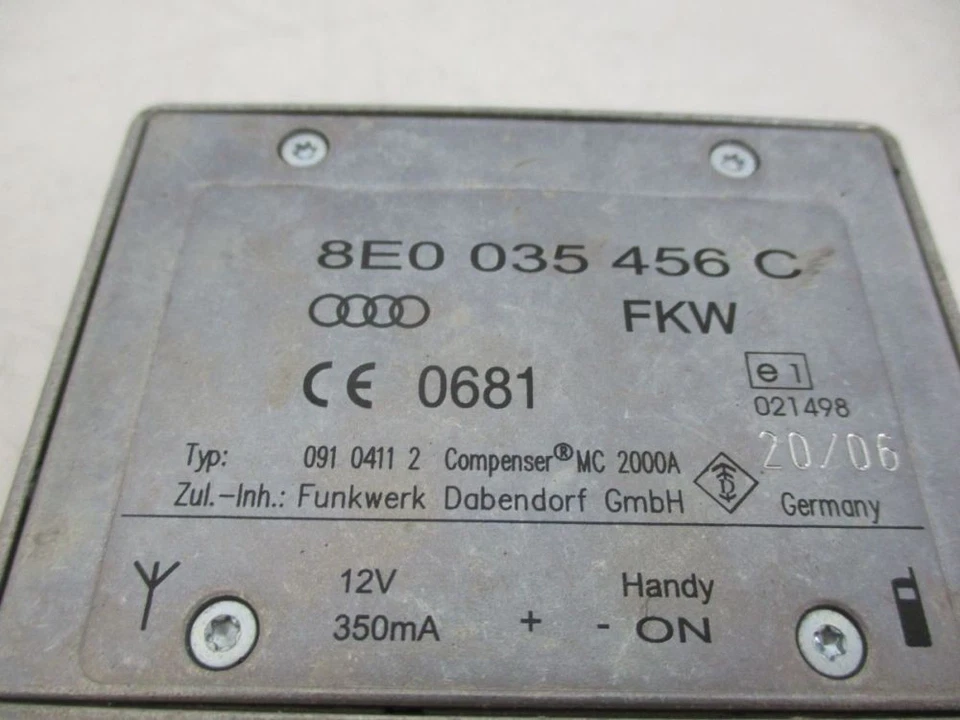 Centralina amplificatore antenna antenna adatta per AUDI A4 CABRIOLET (8H7, B6, - Immagine 2 di 4