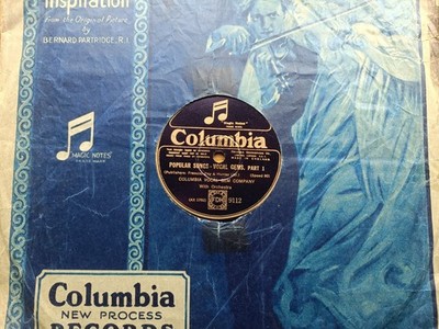 Columbia Vocal Gem Company: Popular Songs - Vocal Gems 12'' 78RPM Shellac 9112
