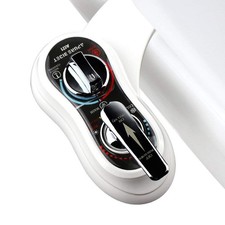 A121 - Hot and Cold Water Bidet Attachment for Toilet Seat Dual nozzle Rear