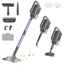 Steam Mop, Steam Cleaner with 400ML Water Tank, 2 Washable Pads, 23FT Power Cabl