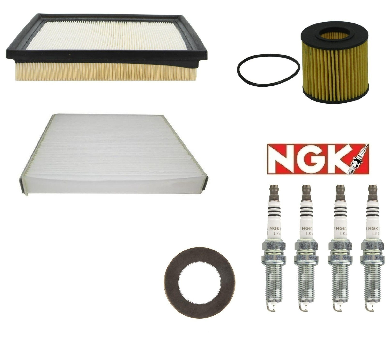 For Toyota Prius 2010-2015 Lexus CT200H 2011-2017 Service NGK Tune up Kit