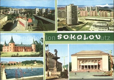 Sokolov Okresni mesto a vyznamne stredisko prumyslu zname predvsim tezbou uhli