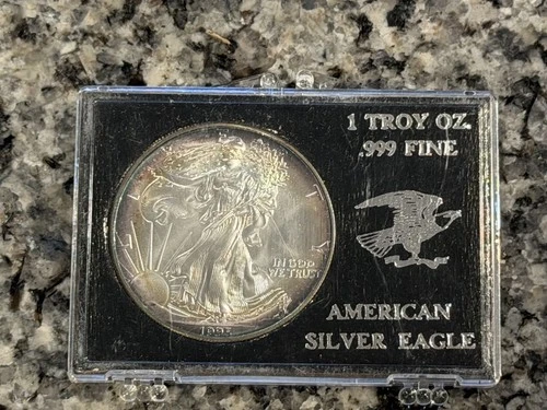1993 American Silver Eagle 1 Troy Oz. .999 Fine One Dollar Coin BU