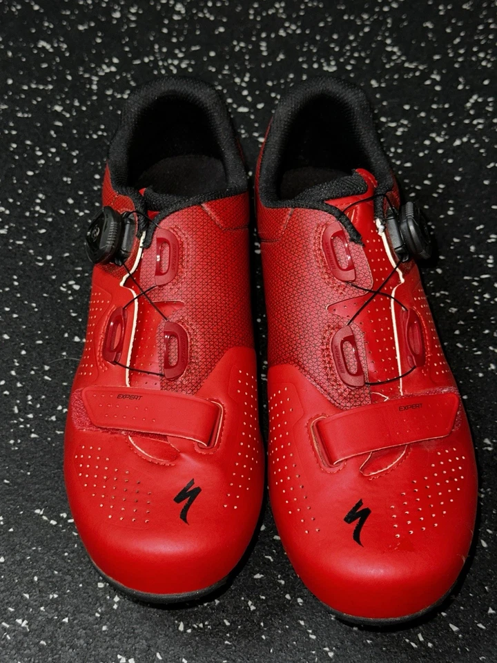 Specialized Expert RD MTB Carbono Zapatos de Ciclismo Rojo Boa Talla 44 MTB Cross Country Foto 2 de 4