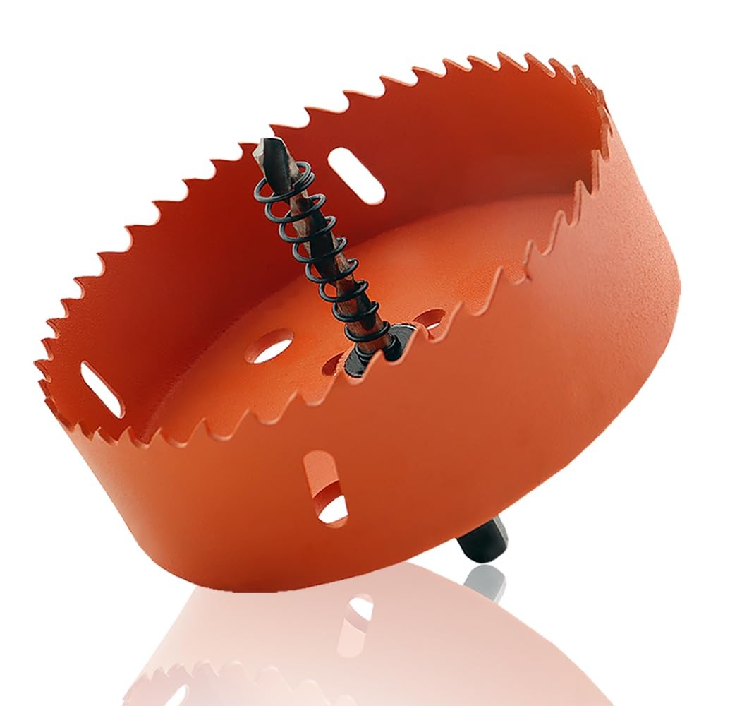 Scie Cloche 110mm Métal HSS Évite le Blocage dans l'Aluminium Épais