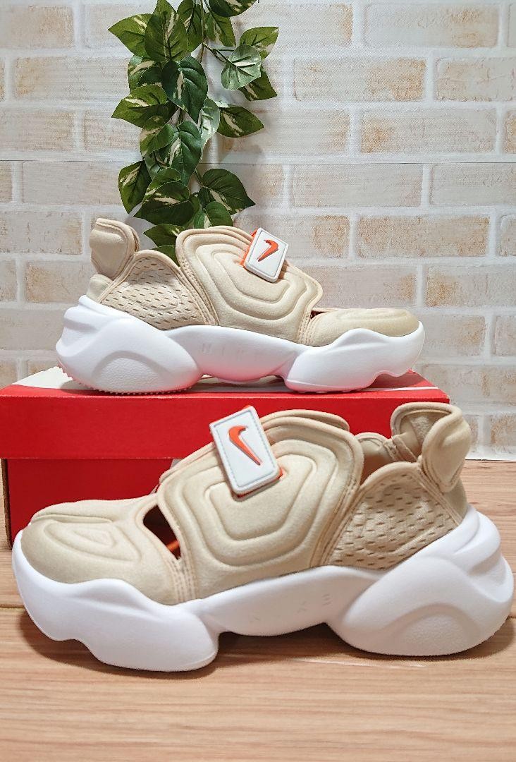 Women 8.0US Nike Aqua Rift Rattan Beige Orange Women Sneaker