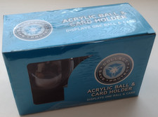 CSP Acrylic Baseball & Card Holder Display NIP AB02