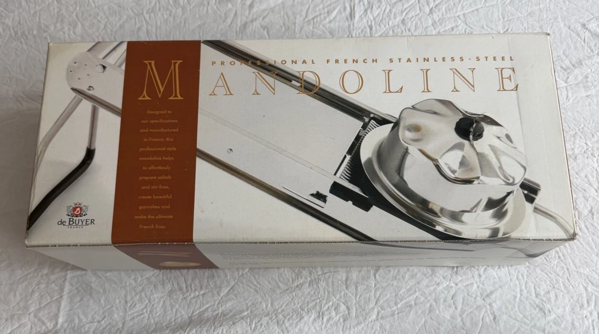 De Buyer France Mandoline Vegetable/Fruit Slicer Stainless Steel Blade