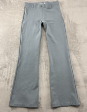Betabrand Pants Women Medium Light Blue Bootcut Stretch Wrinkle Resistant Yoga