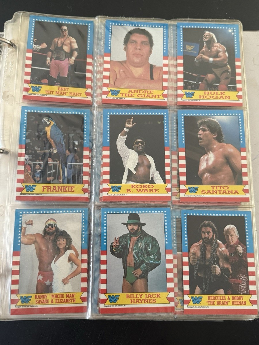 1987 Topps WWF Wrestling -You Pick- WWE Trading Cards Wrestlemania