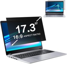 17.3" Widescreen Laptop Privacy Filter with Anti-Glare and Blue Light Protection