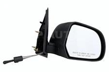 For 2012-2014 Nissan Versa Manual Black Side Door View Mirror Right