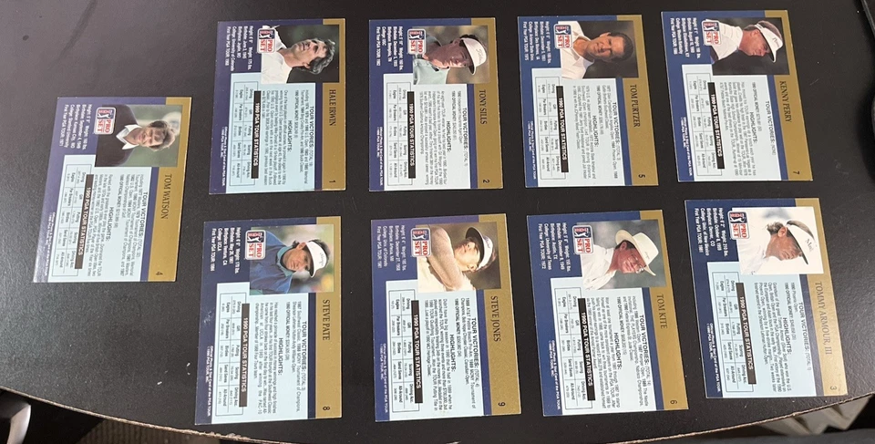 Lote de 9 tarjetas PGA Pro 1990 por un precio bajo Foto 2 de 2