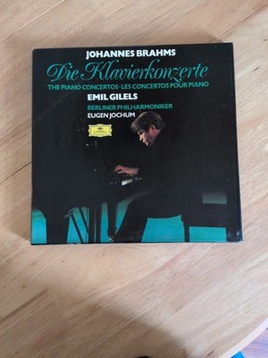 DG 707 064 Brahms:Piano Con #1,2/Gilels/Jochum,2LP box original