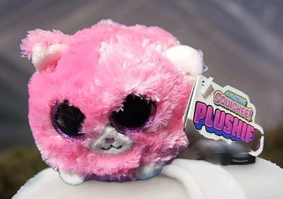 Whiskas Pink Cat Plush Amazing Squishee Plushies Grin Studios Born 4/23 3.5  New