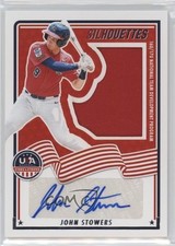 2025 Stars and Stripes USA Signatures Silhouettes 92/199 John Stowers Auto 1hf1