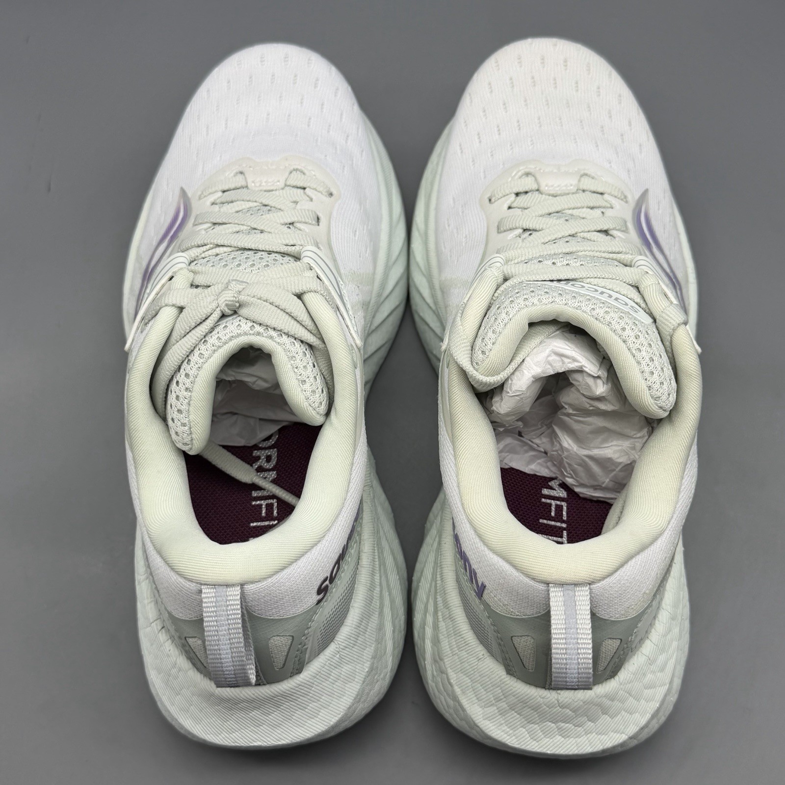 Saucony Triumph 22 Women’s 5.5 White Mint Running Shoes Training Sneakers NWB thumbnail 7