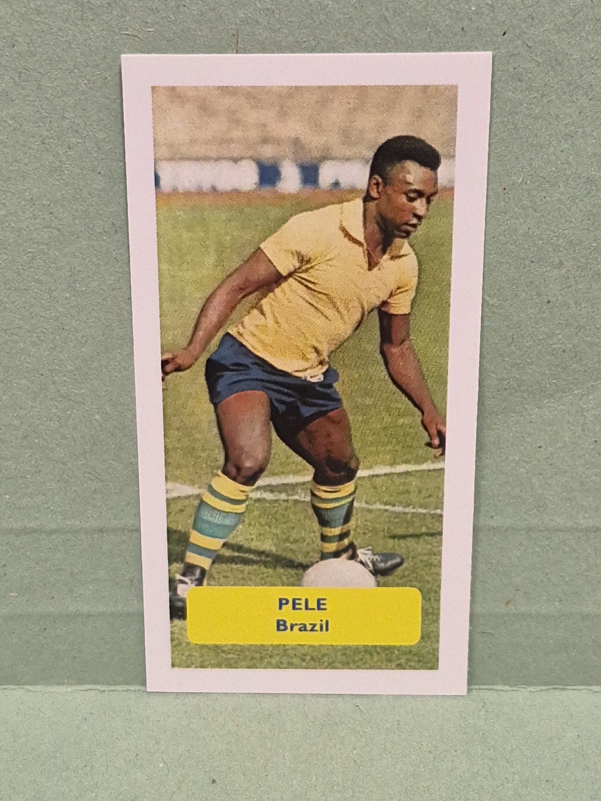 FIGURINA PELE COPLIN & ROSETTI SCORE CARDS NO PANINI