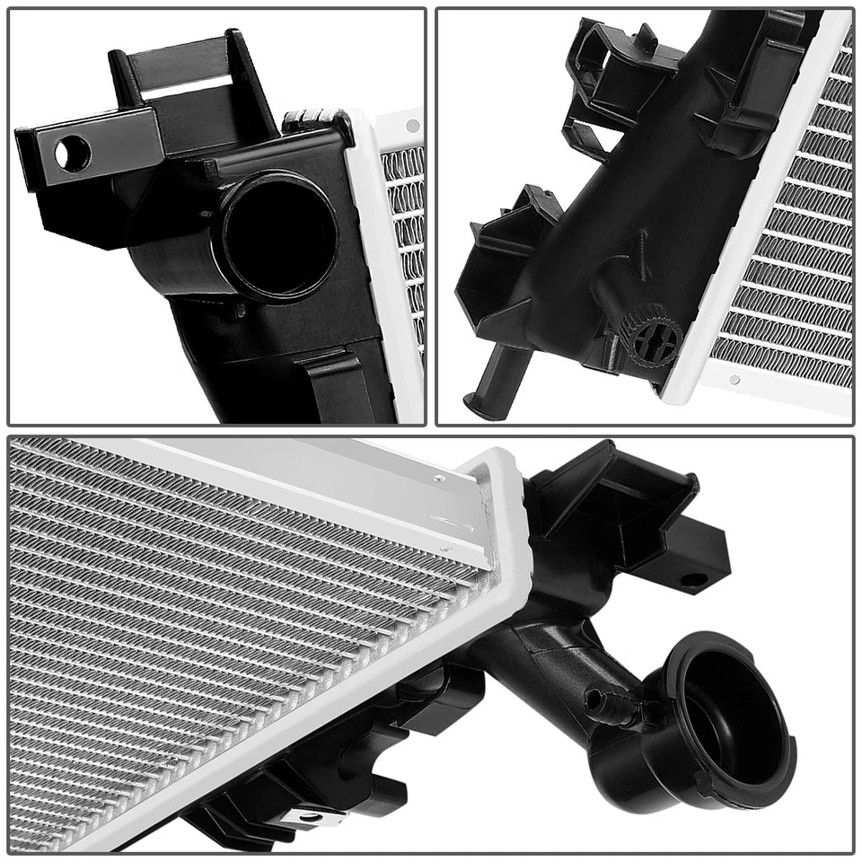 PARA 08-16 DODGE GRAND CARAVANA/VW ROUTAN AT OE ESTILO RADIADOR DE ALUMINIO DPI 13064 Foto 4 de 4