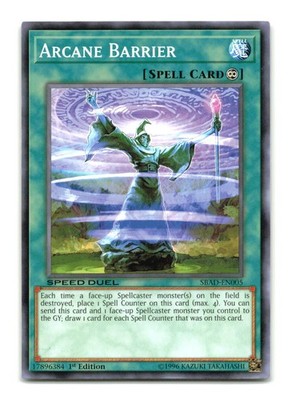 Arcane Barrier - SBAD-EN005 1st Edition - YuGiOh-LP
