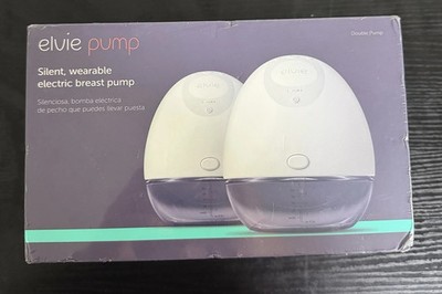 Elvie Silent Wearable Double Electric Breast Pump Hands-Free, App Connect Sealed